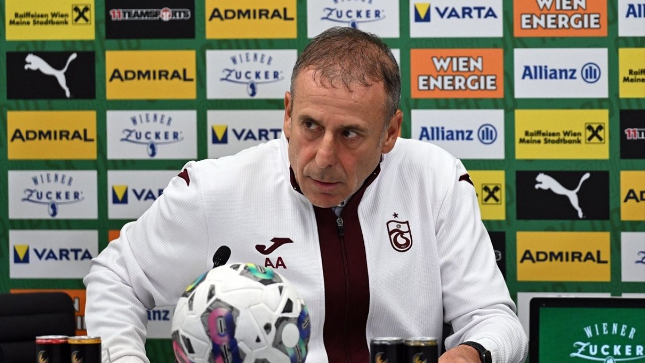 Trabzonspor'un Rapid Wien Maçına Hazırlıkları ve Abdullah Avcı'nın Açıklamaları