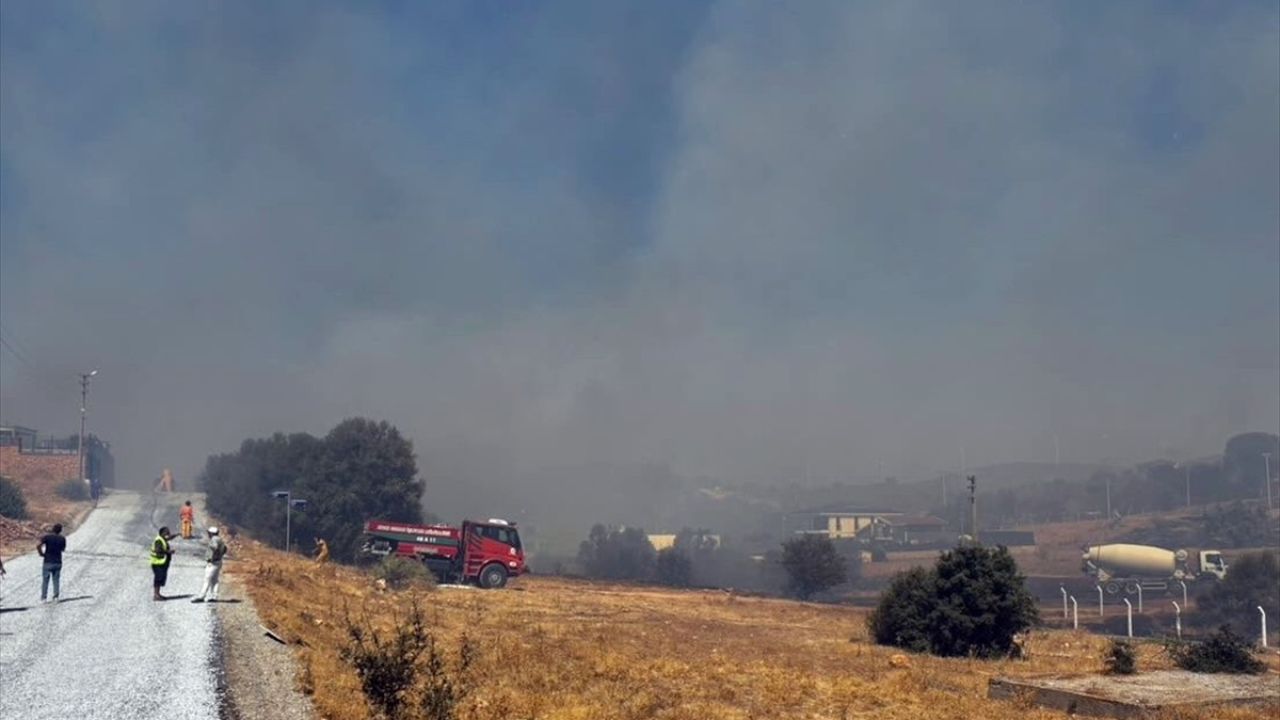 Aydın'da Yangın Alarmı: Havadan ve Karadan Mücadele Devam Ediyor