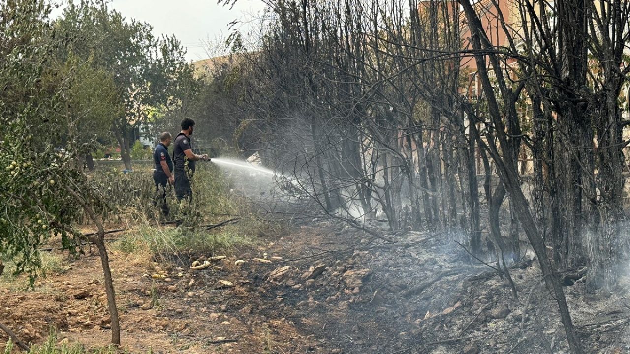 Elazığ'da Kırsal Arazide Yangın Kontrol Altına Alındı