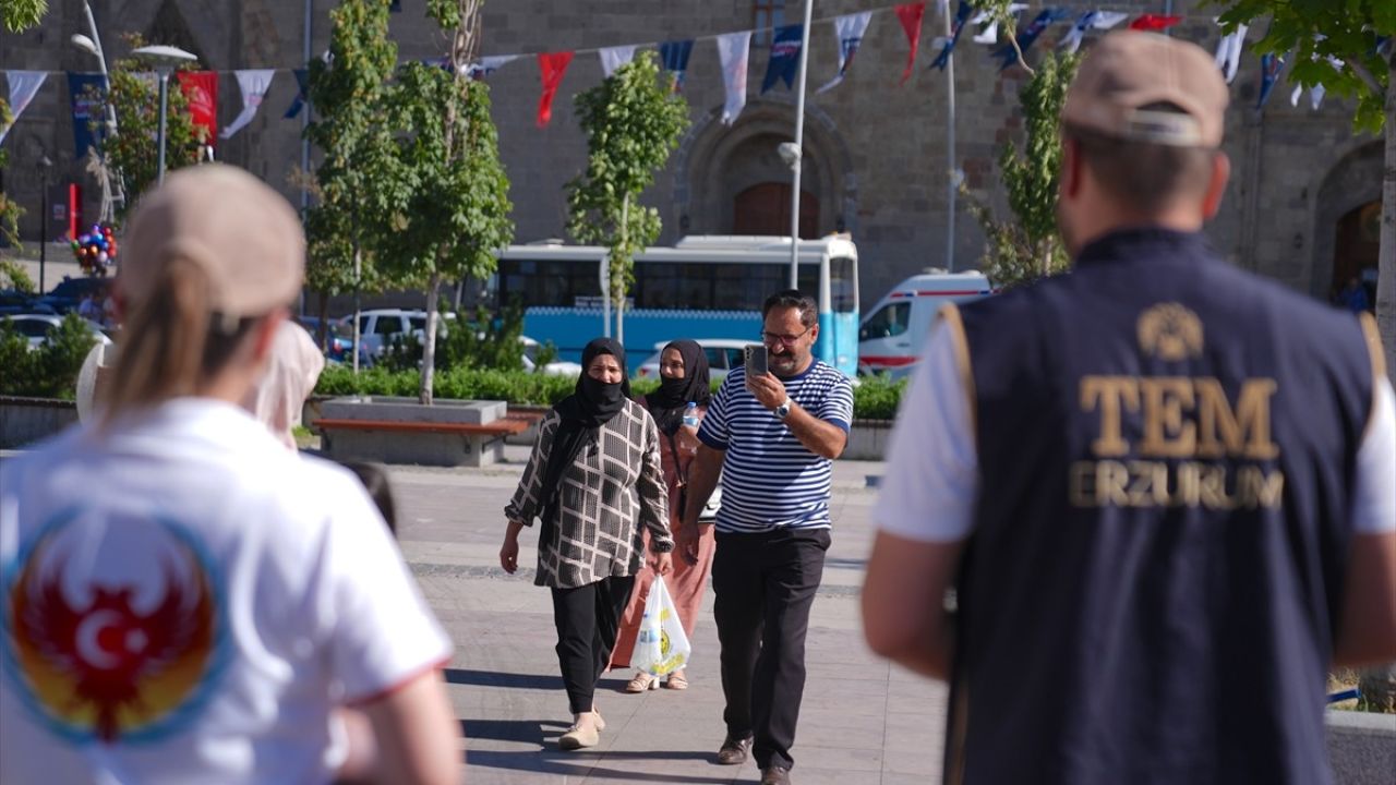 Erzurum Kültür Yolu Festivali'nde Terör Bilgilendirmesi