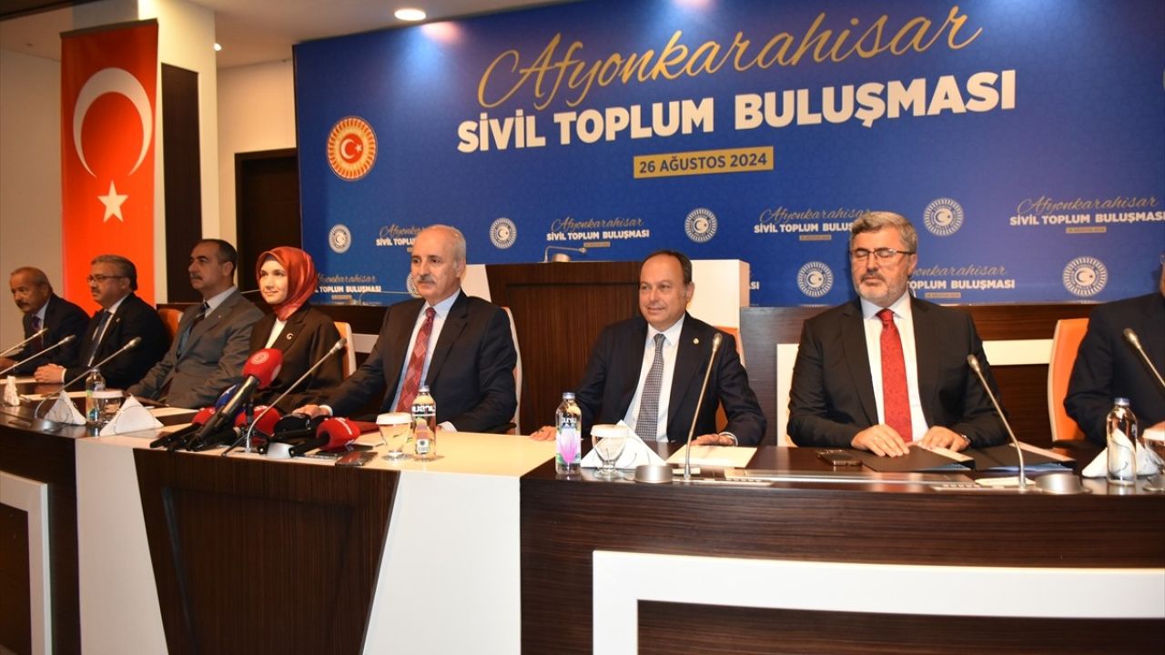 TBMM Başkanı Numan Kurtulmuş'tan Afyonkarahisar'da Sivil Toplum Vurgusu