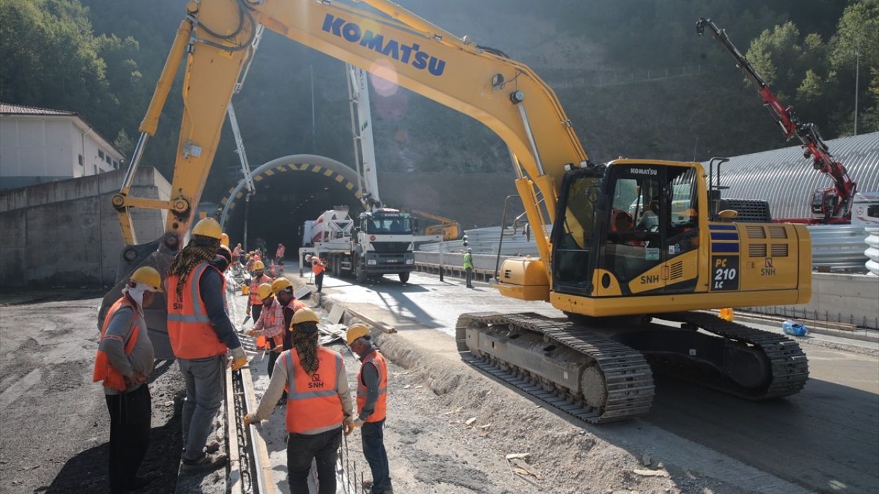 Bolu Dağı Tüneli'nde Heyelan Riskine Karşı Projeler Devam Ediyor