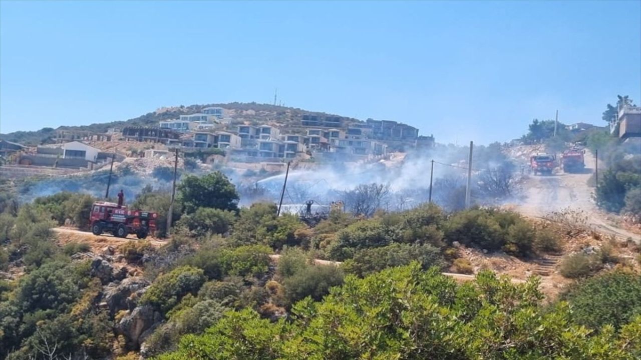 Kaş'ta Yangın Kontrol Altına Alındı