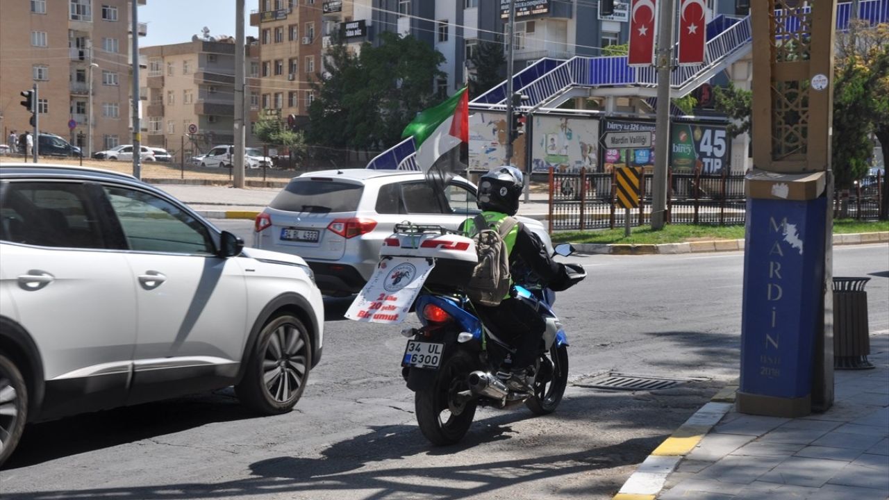 Mardin'e Motosikletle Yolculuk: Filistin İçin Farkındalık