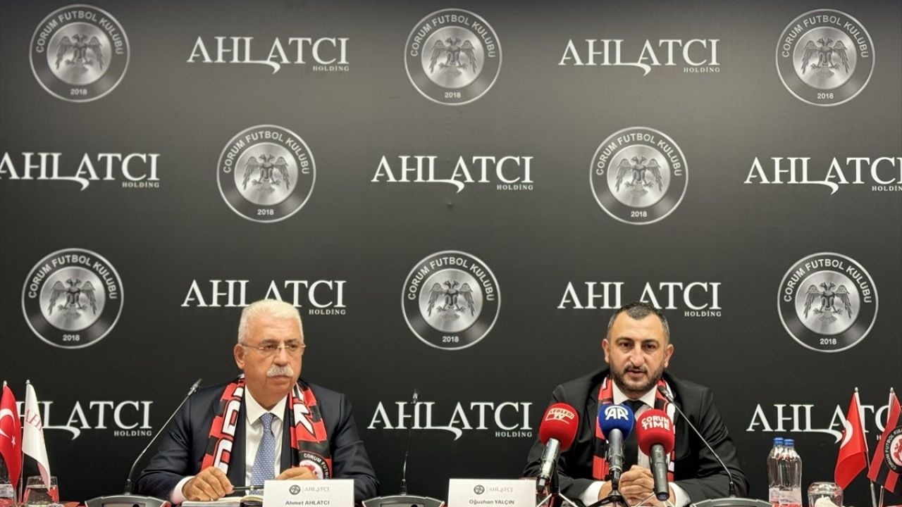 Ahlatcı Holding, Çorum FK'ye İsim Sponsoru Oldu