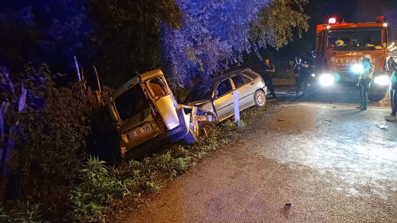 Samsun'da Feci Trafik Kazası: 1 Ölü 7 Yaralı