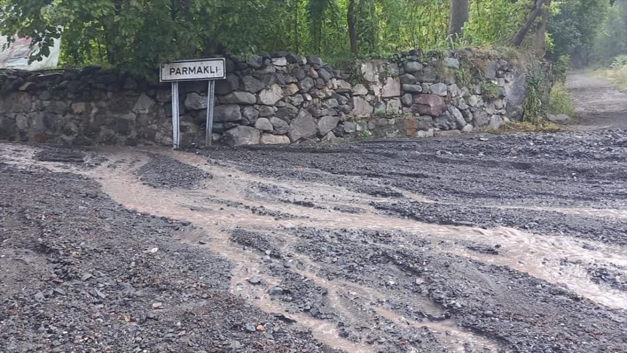 Artvin'deki Sağanak Yağışlar, Taşkın ve Heyelanlara Neden Oldu