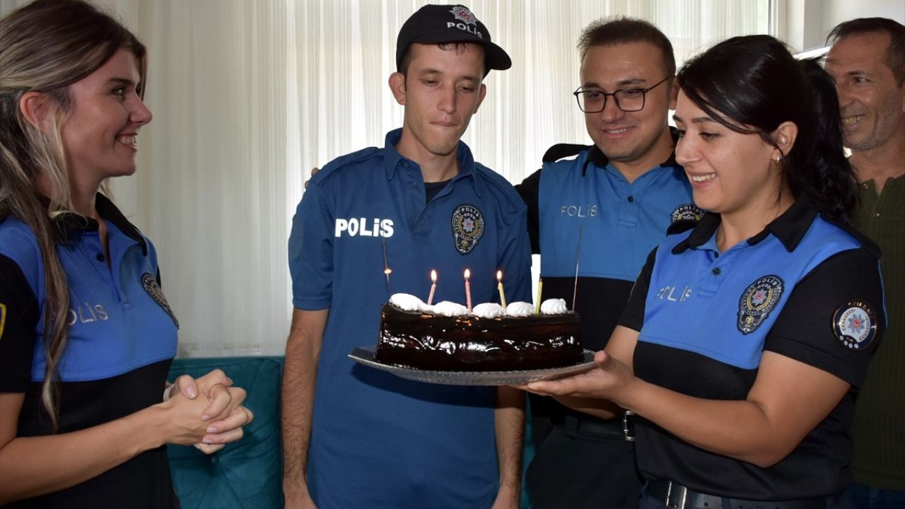 Kırıkkale'deki Engelli Genç Caner'in Polislik Hayali Gerçek Oldu