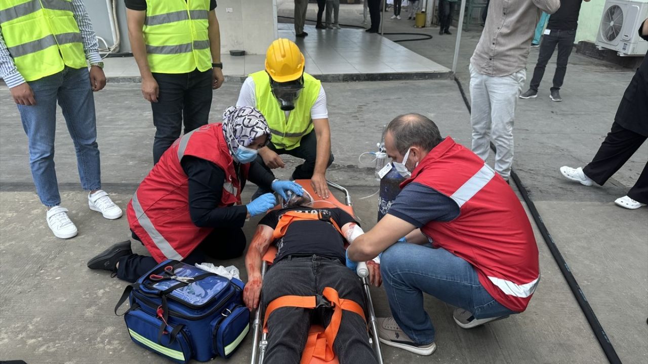 Samsun'da Deprem Tatbikatı Gerçekleştirildi