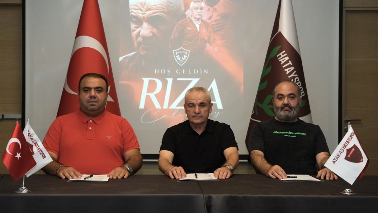 Hatayspor'un Yeni Teknik Direktörü Rıza Çalımbay