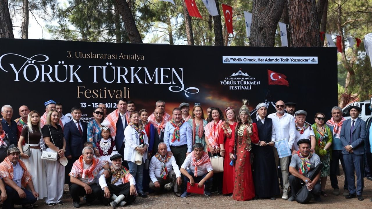 Antalya'da 3. Uluslararası Yörük Türkmen Festivali 13-15 Eylül'de