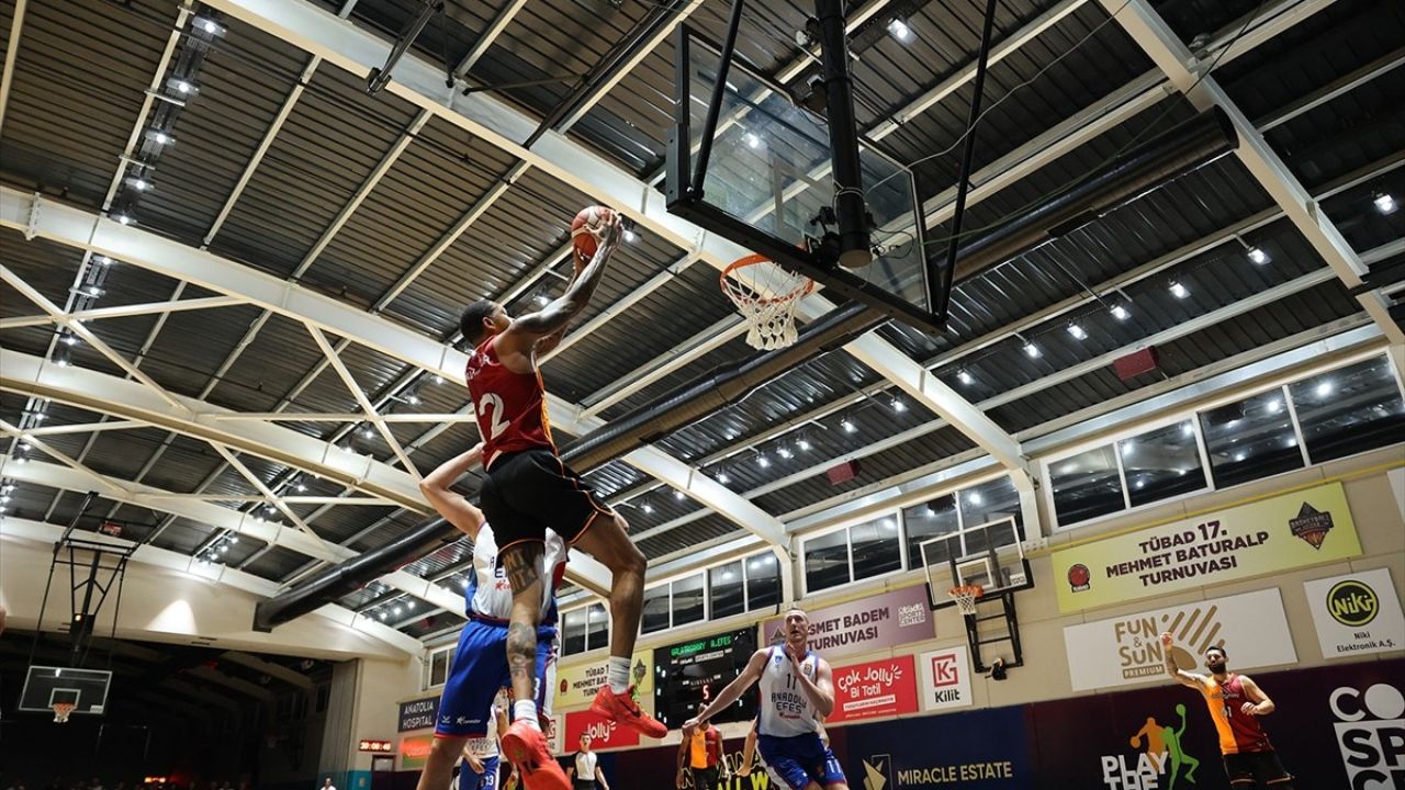 Anadolu Efes, Galatasaray'ı 17. TÜBAD Mehmet Baturalp Turnuvasında Geçti