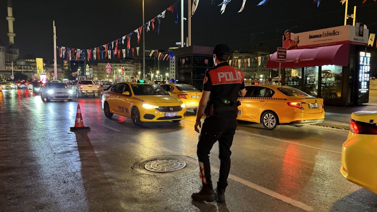 Beyoğlu'nda Helikopter Destekli Huzur Uygulaması