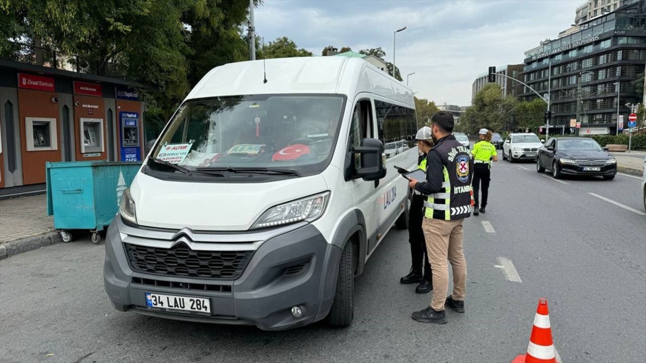 İstanbul'da Okul Servislerine Denetim Uygulaması