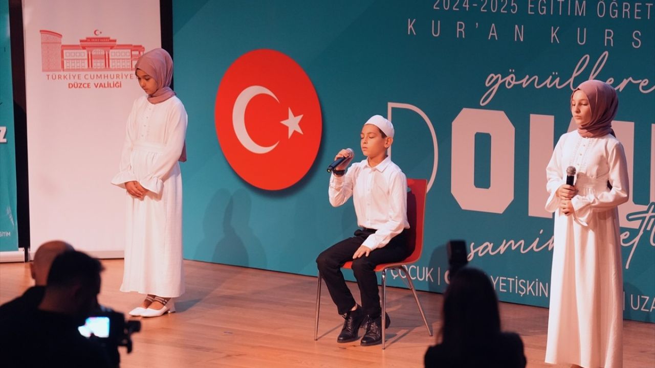 Diyanet İşleri Başkanı Ali Erbaş, Düzce'de Kur'an Kursları Açılış Programı'nda Konuştu