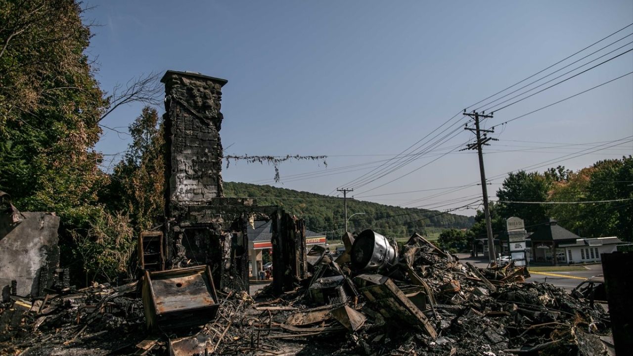 Kanada'da Kundaklama Kurbanı Olan Türk Restoranı