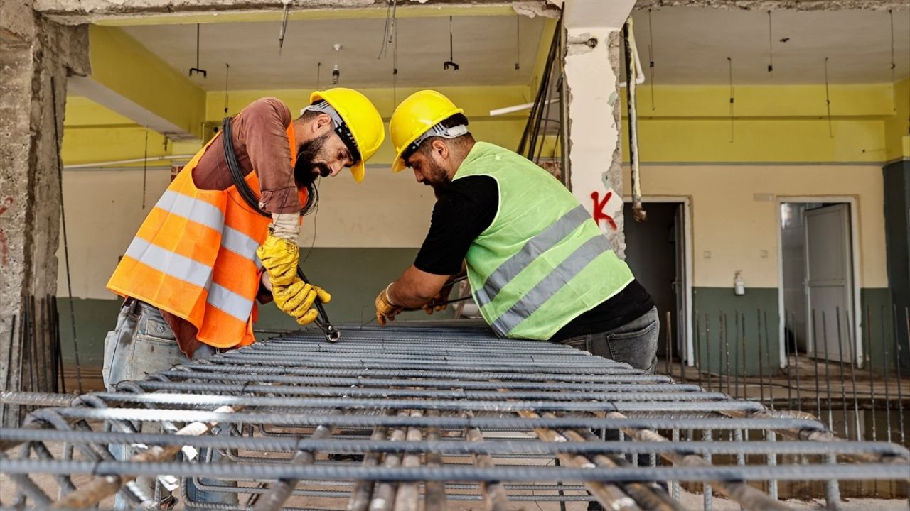 Tunceli'de Depreme Karşı Okul Güçlendirme Çalışmaları