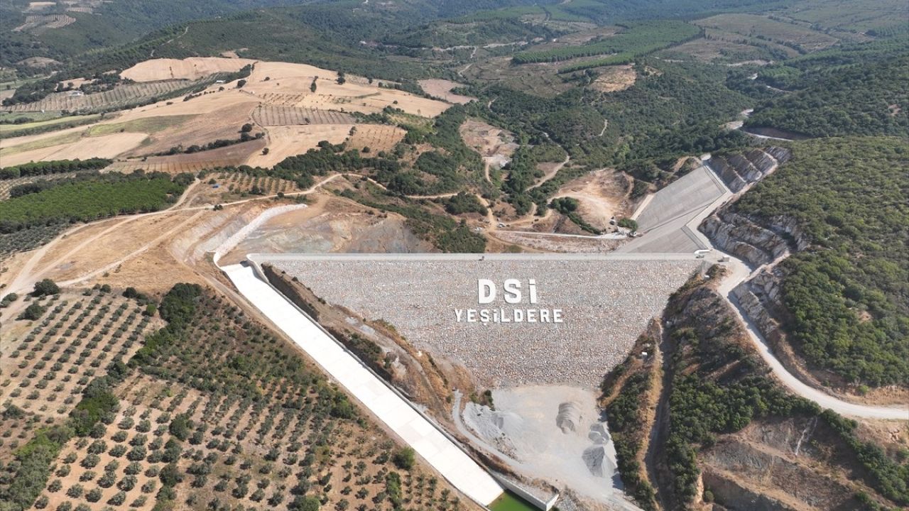 Yeşildere Barajı Su Tutmaya Başladı