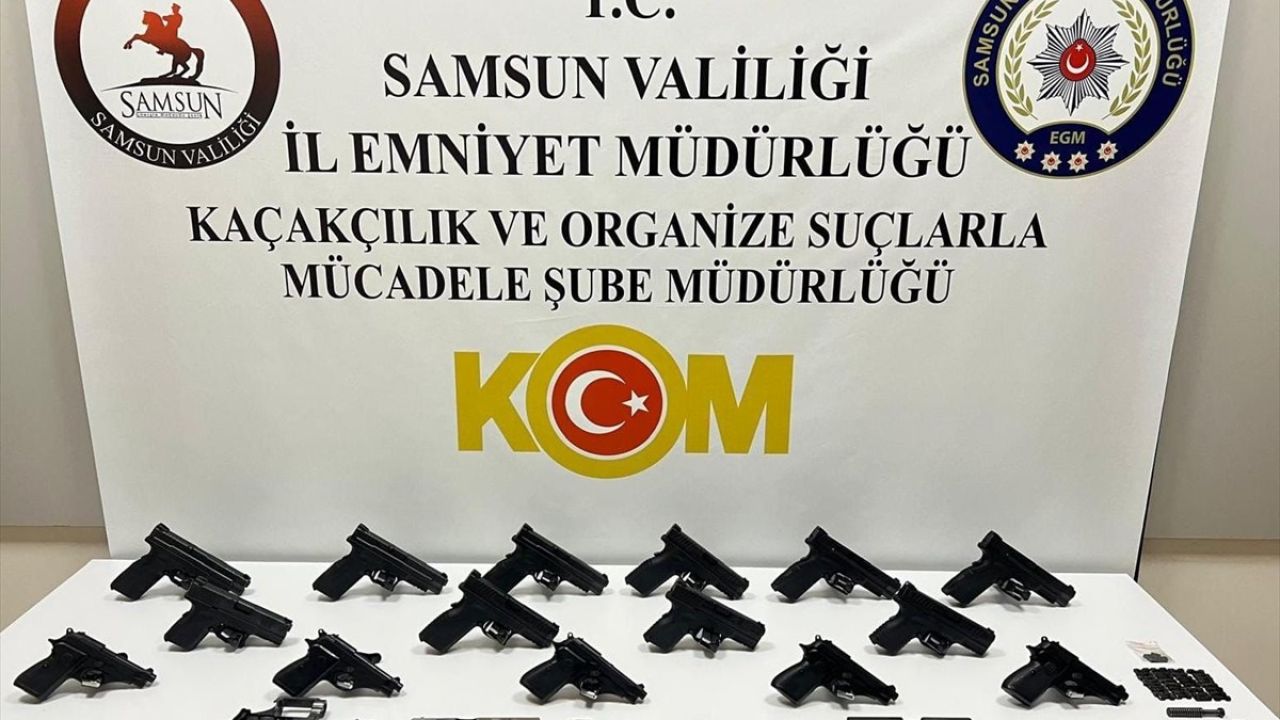 Samsun'da Kaçak Silah Ticareti Operasyonu: İki Kişi Gözaltında