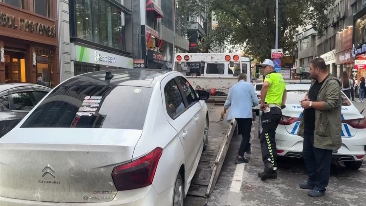 Zonguldak'ta Abartı Egzozlu Araca Büyük Ceza