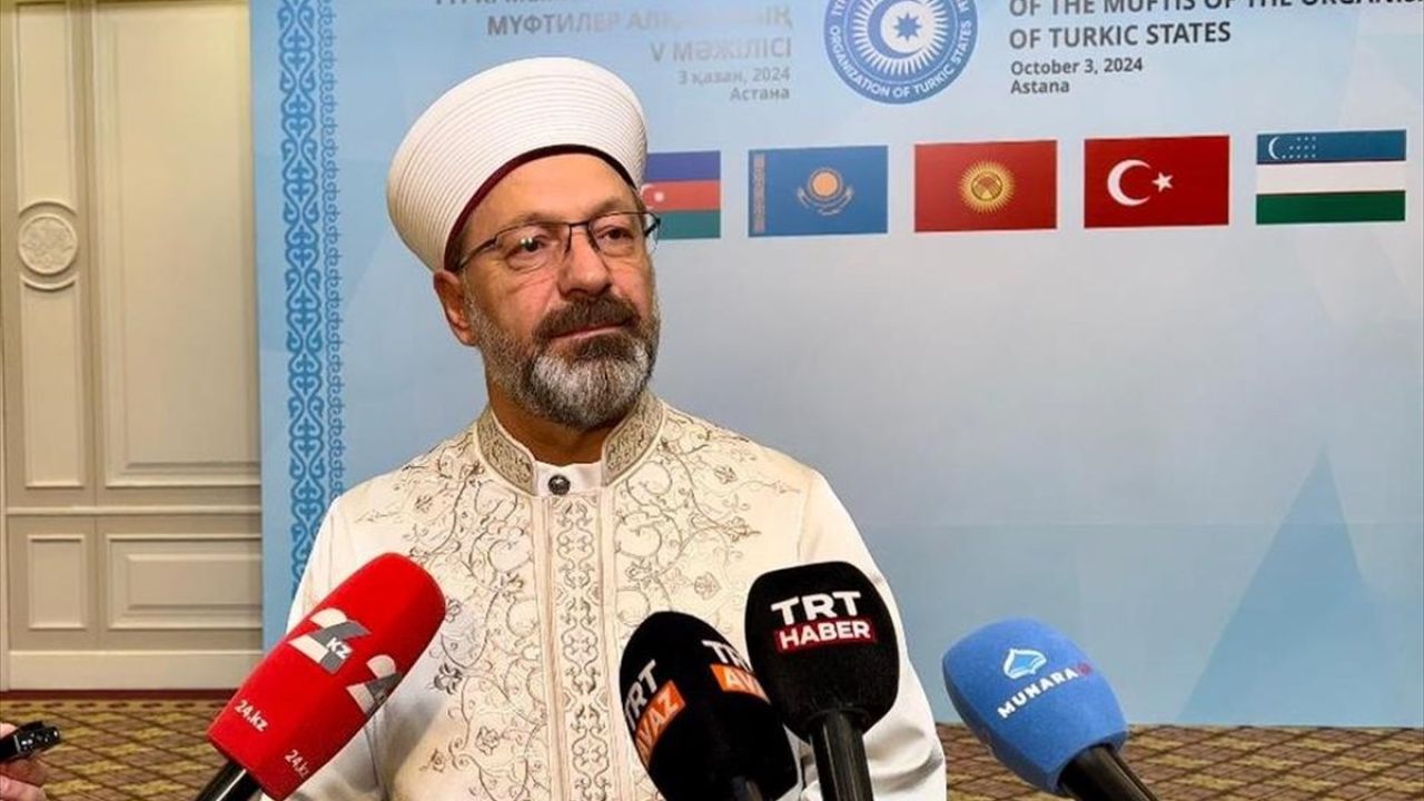 Diyanet İşleri Başkanı Erbaş'tan Filistin İçin Acil Birleşme Çağrısı