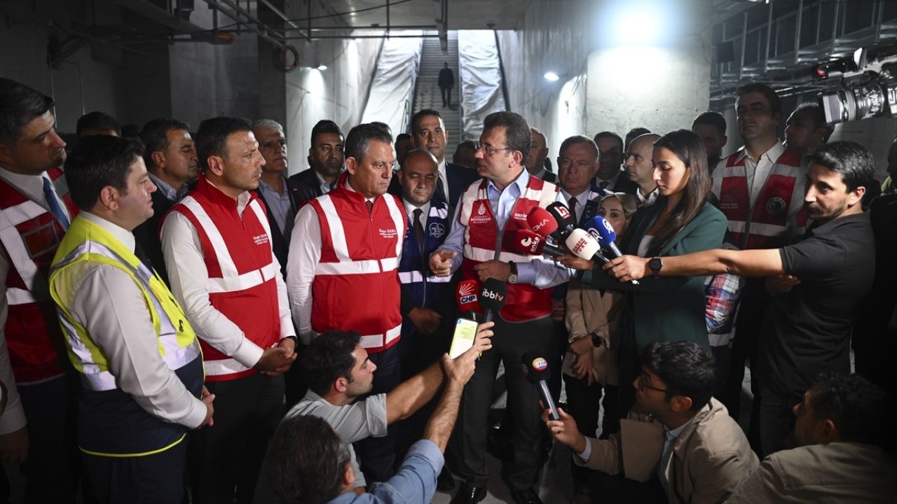 Özgür Özel, İstanbul'daki Metro Projesini İnceledi