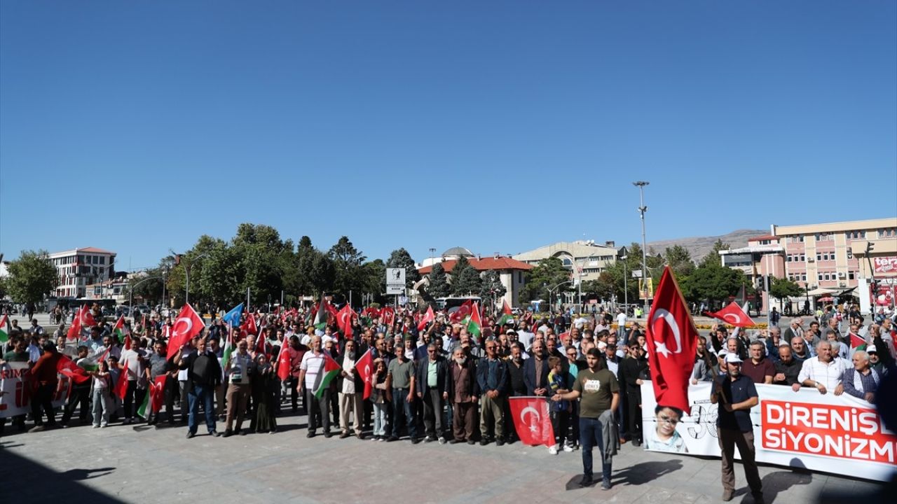 Türkiye'nin Doğu Şehirlerinde Filistin'e Destek Gösterileri