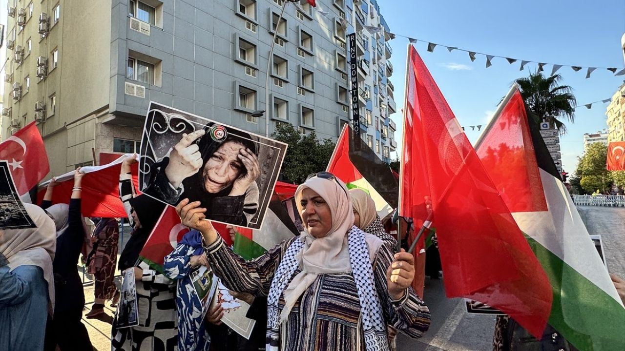 Antalya, Isparta ve Burdur'da Filistin İçin Protestolar Düzenlendi