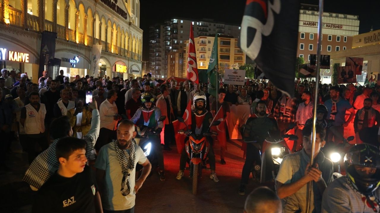 Güneydoğu Türkiye'de Filistin İçin Büyük Protesto Gösterileri