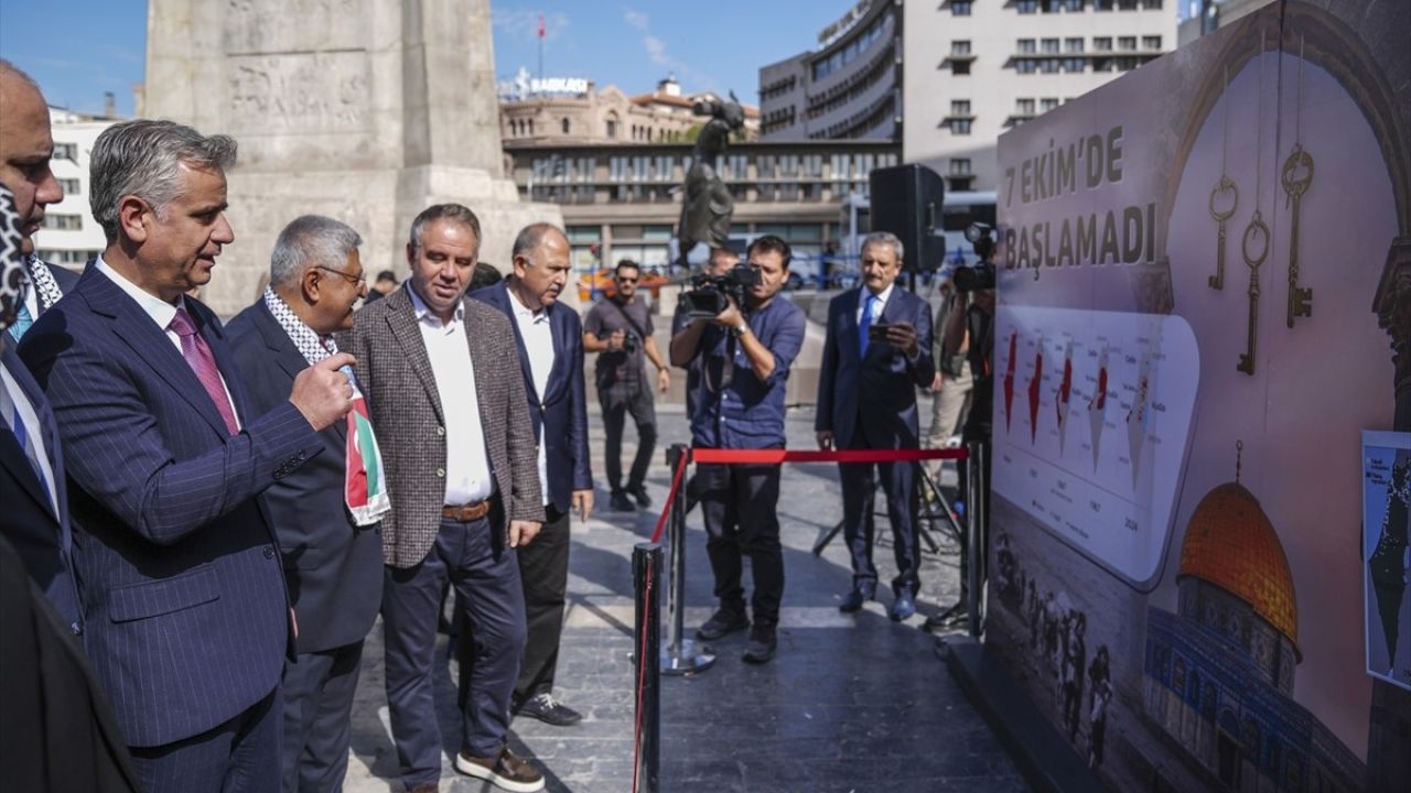 AK Parti'nin İsrail'in Gazze'deki Soykırımına Dikkat Çeken Sergisi