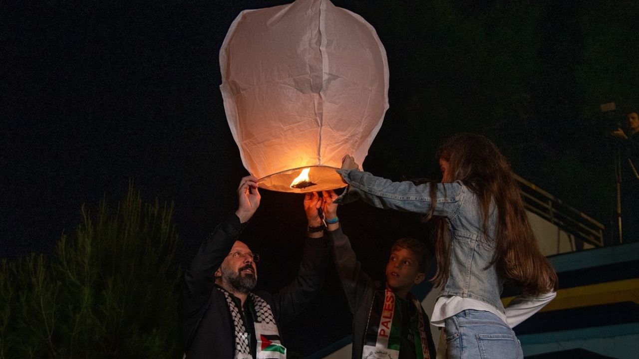 Karadağ'da Filistinliler İçin Anma Etkinliği Düzenlendi