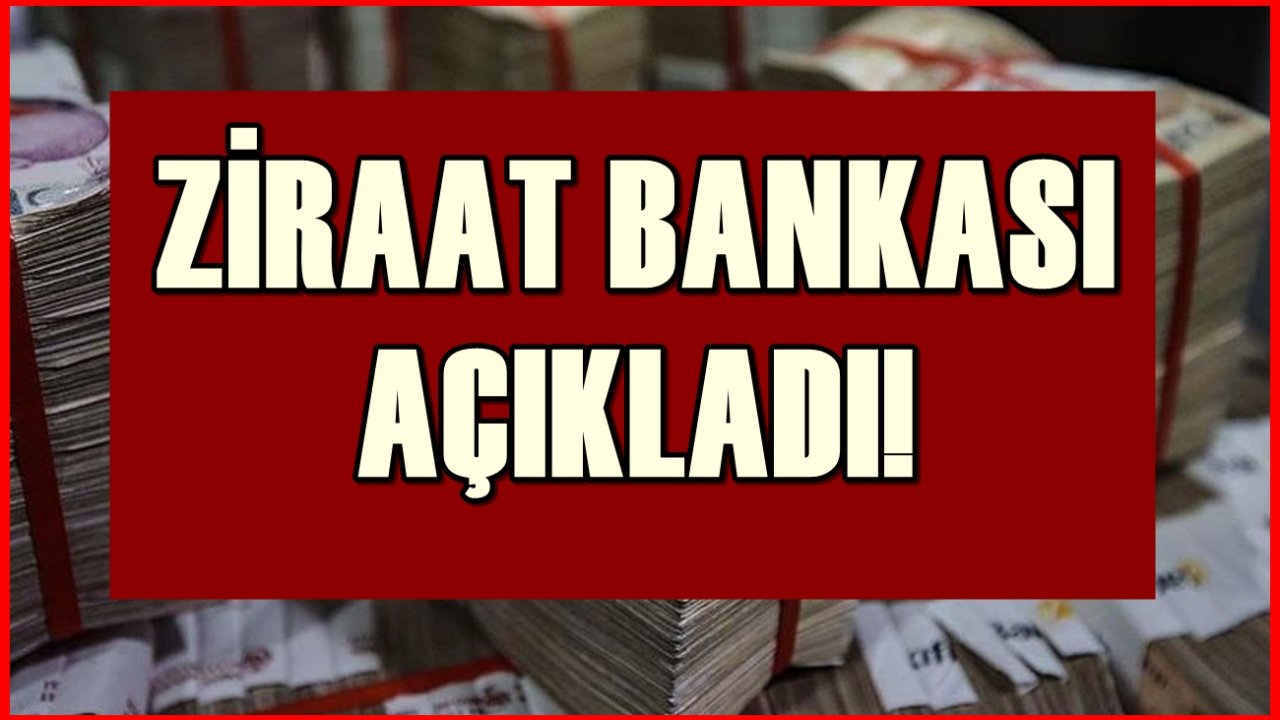 Ziraat Bankası yeni kararını açıkladı: Emekli ve Çalışanlara Ziraat Bankası 70.000 TL ödeme verileceği duyuruldu!