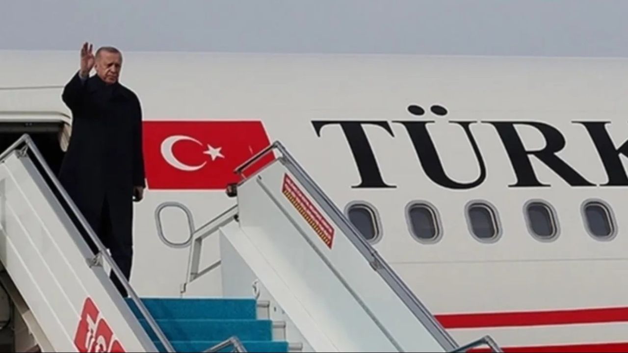 D-8 zirvesi için Mısır'a uçan Cumhurbaşkanı Erdoğan'dan Gazze vurgusu