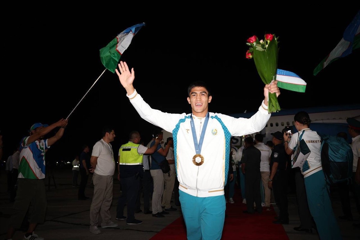 2024 Olimpiyat Oyunları’ndan 8’i altın toplam 13 madalyayla dönen Özbekistan kafilesi, başkent...