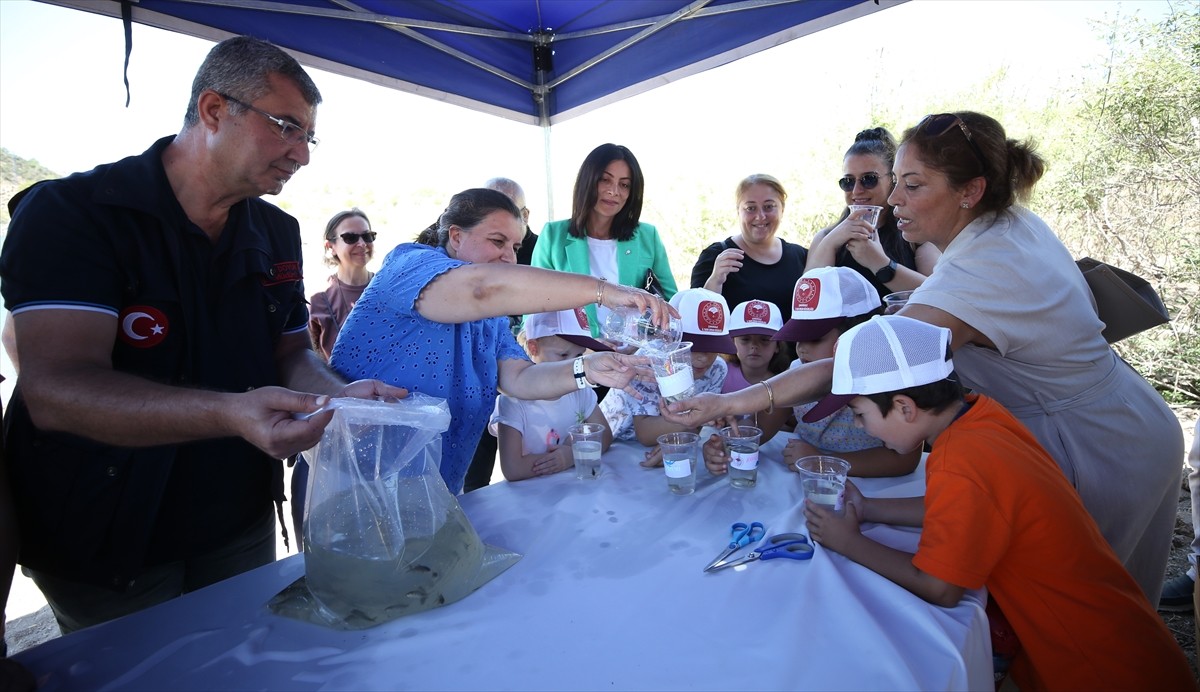 Çanakkale'deki baraj ve göletlere, Tarım ve Orman Bakanlığının "Su Kaynaklarının Balıklandırılması...