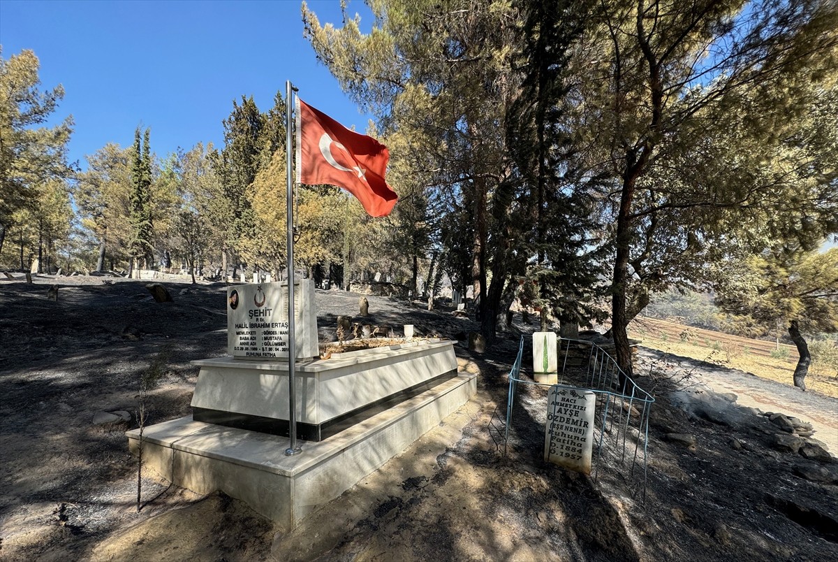 Manisa'nın Gördes ilçesindeki orman yangınlarına havadan ve karadan müdahale sürüyor. Boyalı ve...