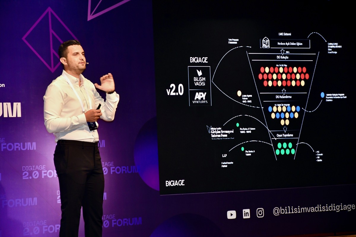 Oyun sektörüne yön verecek yeni programların tanıtıldığı DIGIAGE 2.0 Forum, Bilişim Vadisi'nde...