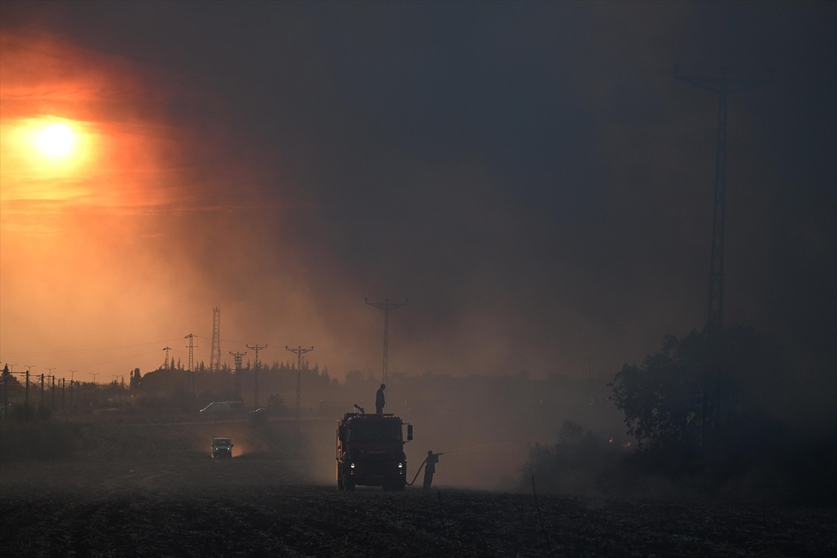 Edirne'de çıkan anız yangını söndürüldü.