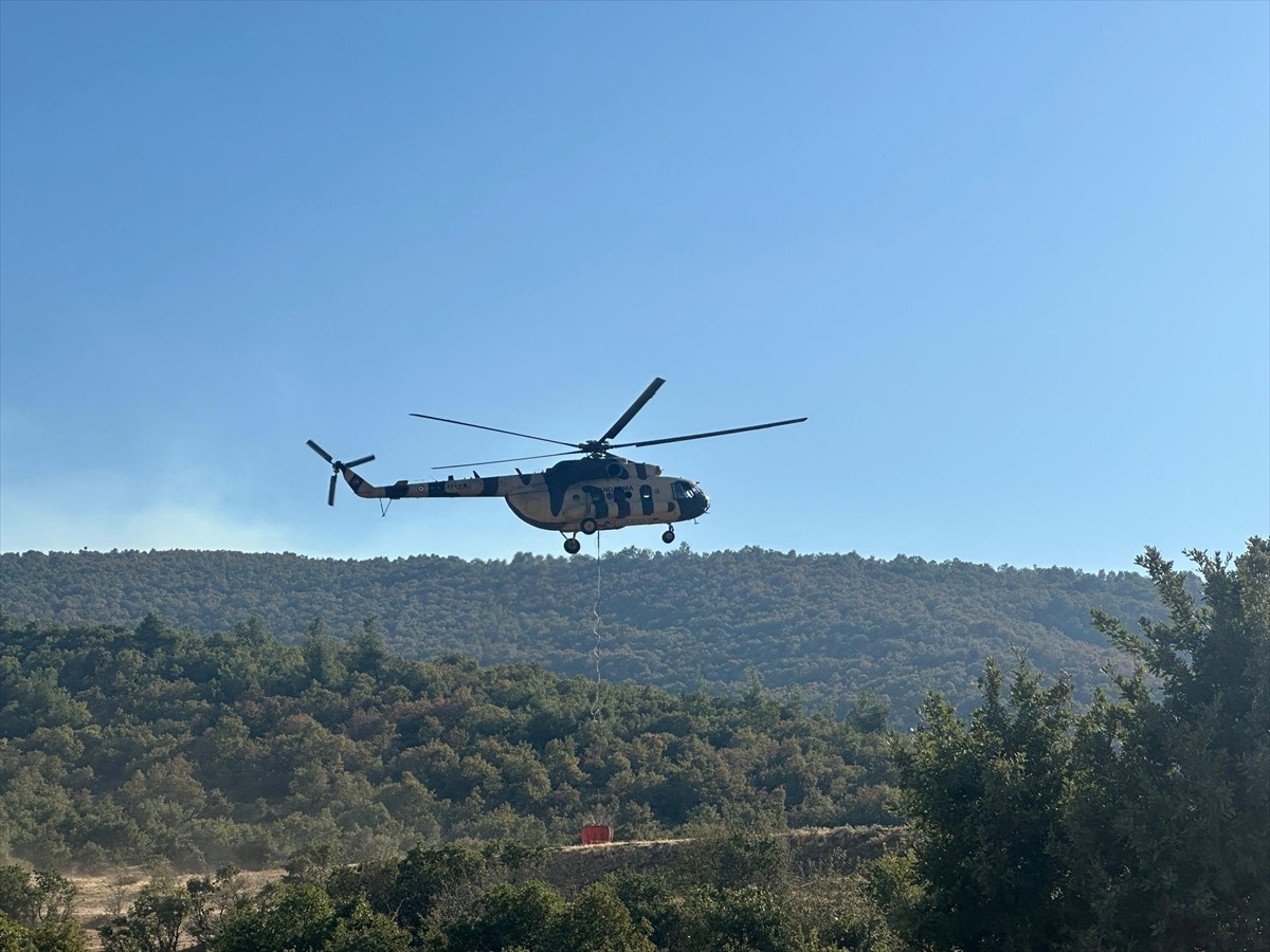 Uşak'ın Eşme ilçesindeki Dereli köyü yakınlarında otluk alanda başlayan ve ormanlık alana sıçrayan...