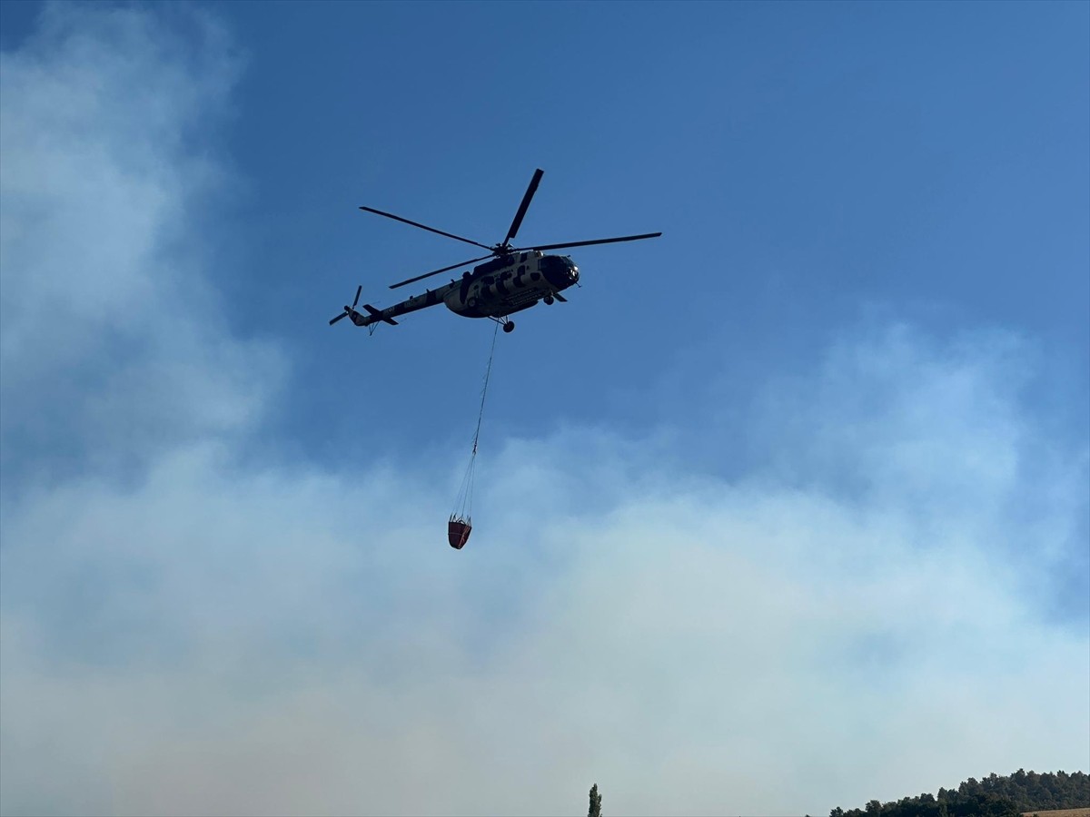 Uşak'ın Eşme ilçesindeki Dereli köyü yakınlarında otluk alanda başlayan ve ormanlık alana sıçrayan...