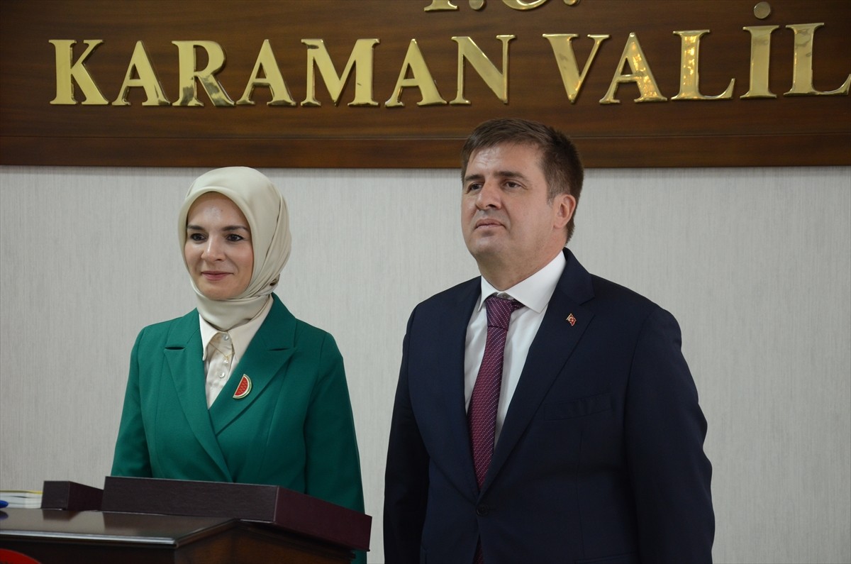 Aile ve Sosyal Hizmetler Bakanı Mahinur Özdemir Göktaş, Karaman'da AK Parti Genişletilmiş İl...