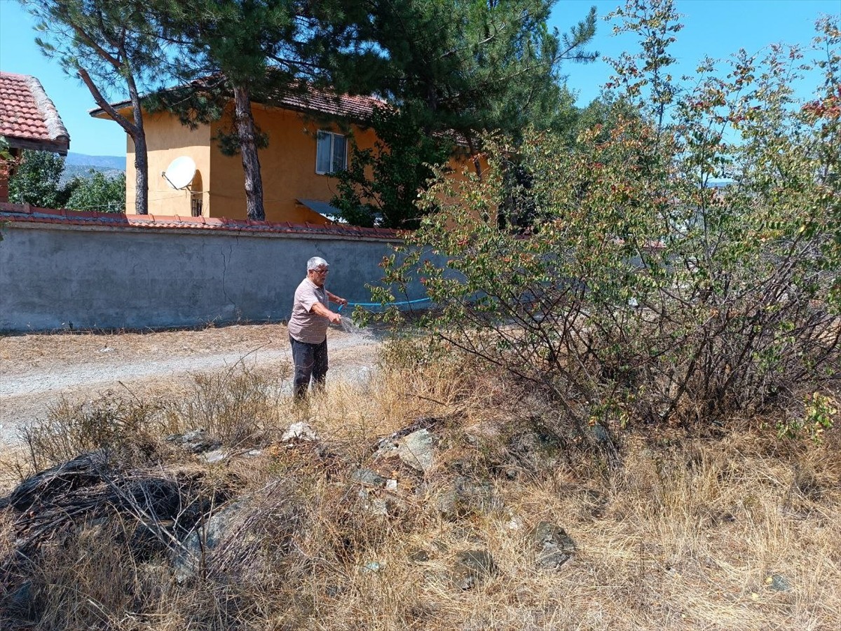 Kastamonu'nun Tosya ilçesinde, anız yangını köye sıçramadan kontrol altına alındı.