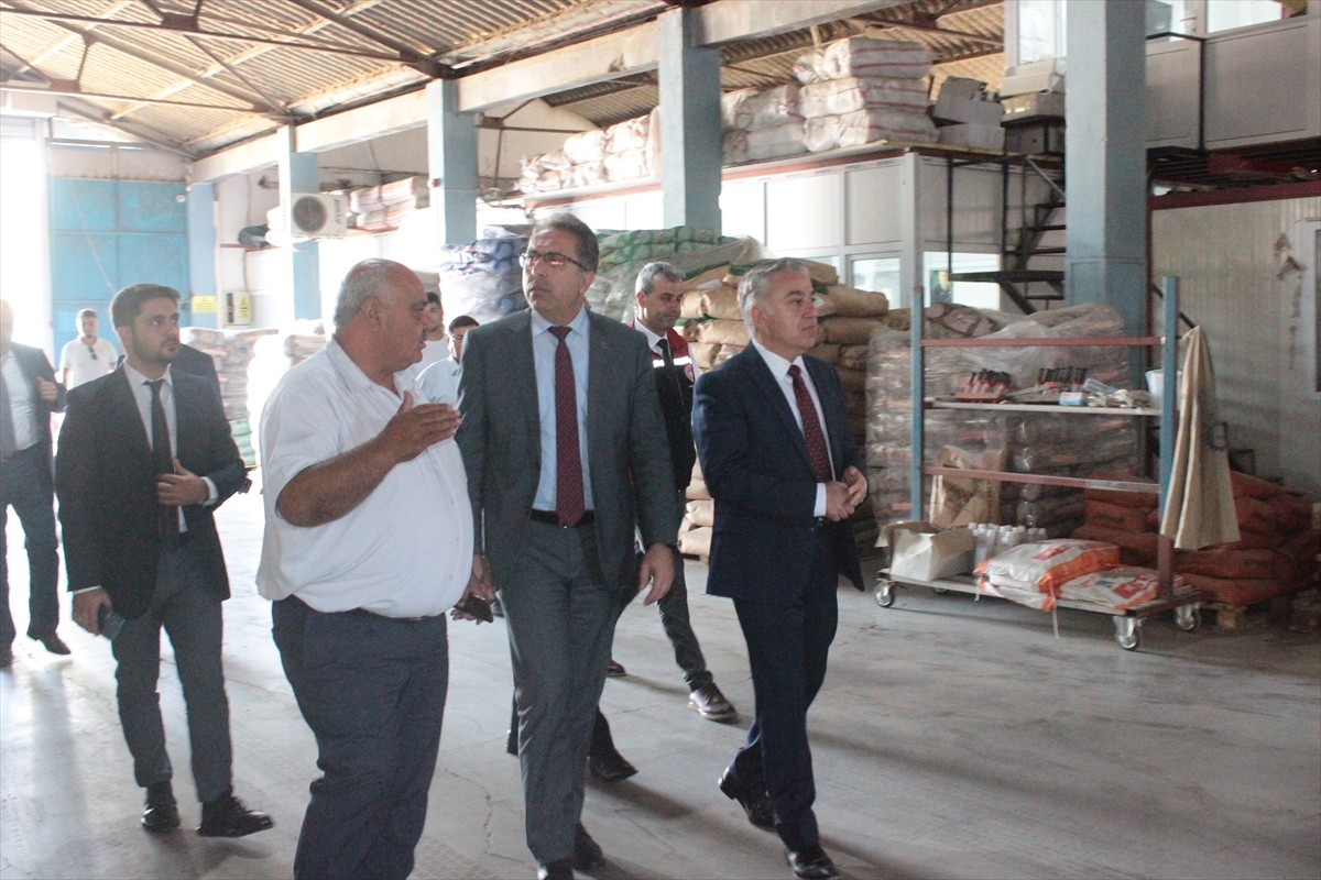 Tarım ve Orman Bakan Yardımcısı Prof. Dr. Ahmet Gürmen (sağda), İzmir'in Ödemiş ilçesinde yeni...