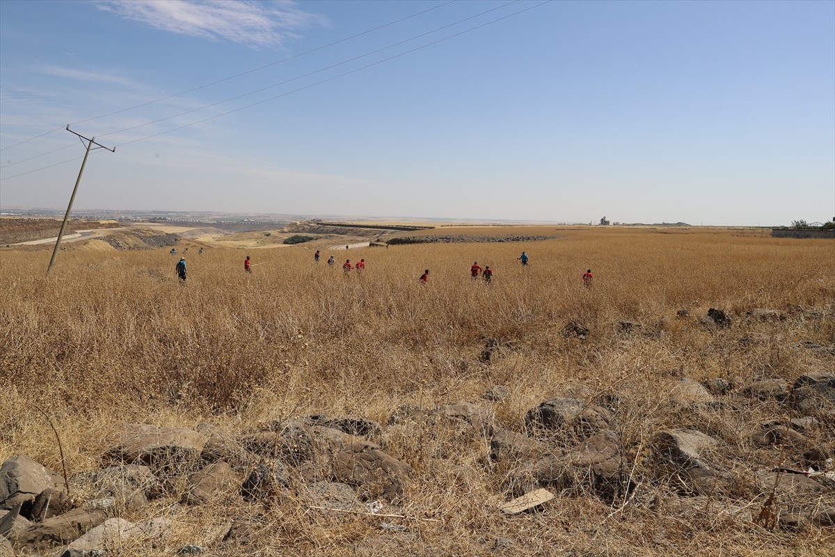 Diyarbakır'ın merkez Bağlar ilçesinde kaybolan 8 yaşındaki Narin Güran'ı arama çalışmaları havadan...