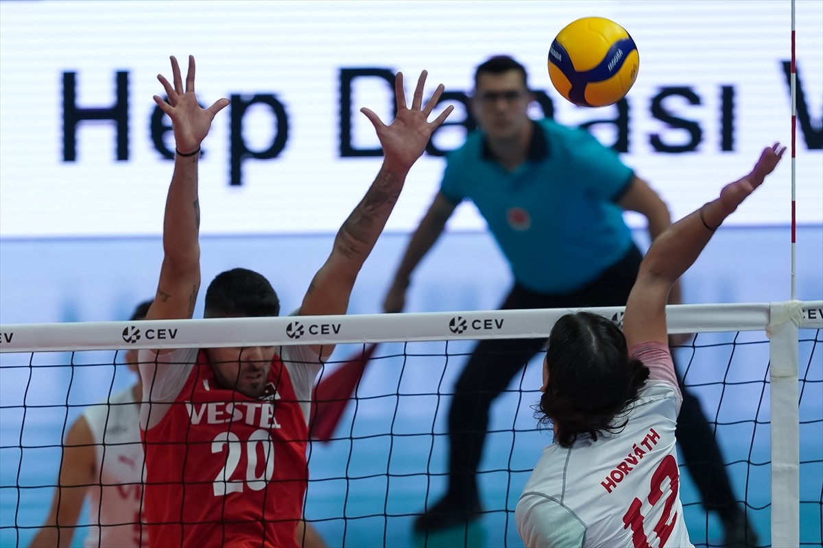 2026 Avrupa Şampiyonası Elemeleri A Grubu'ndaki ikinci maçında A Milli Erkek Voleybol Takımı ile...