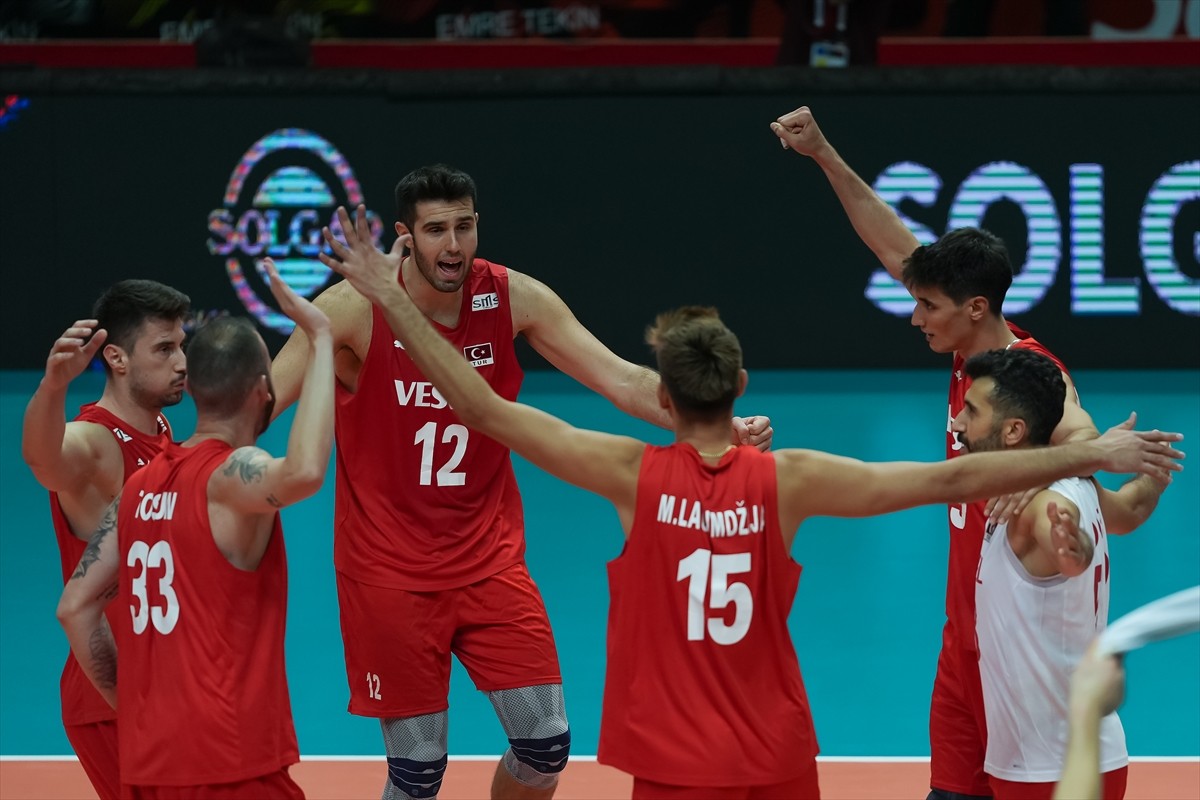 2026 Avrupa Şampiyonası Elemeleri A Grubu'ndaki ikinci maçında A Milli Erkek Voleybol Takımı ile...