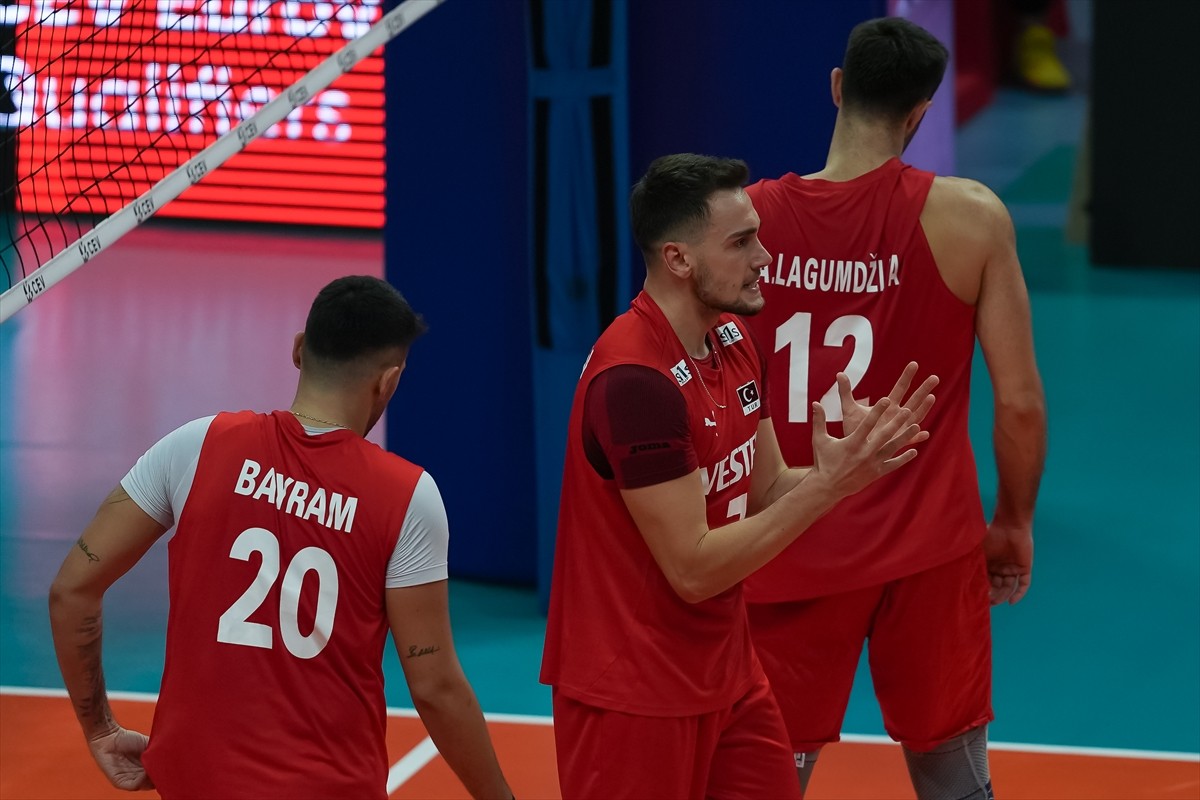 2026 Avrupa Şampiyonası Elemeleri A Grubu'ndaki ikinci maçında A Milli Erkek Voleybol Takımı ile...