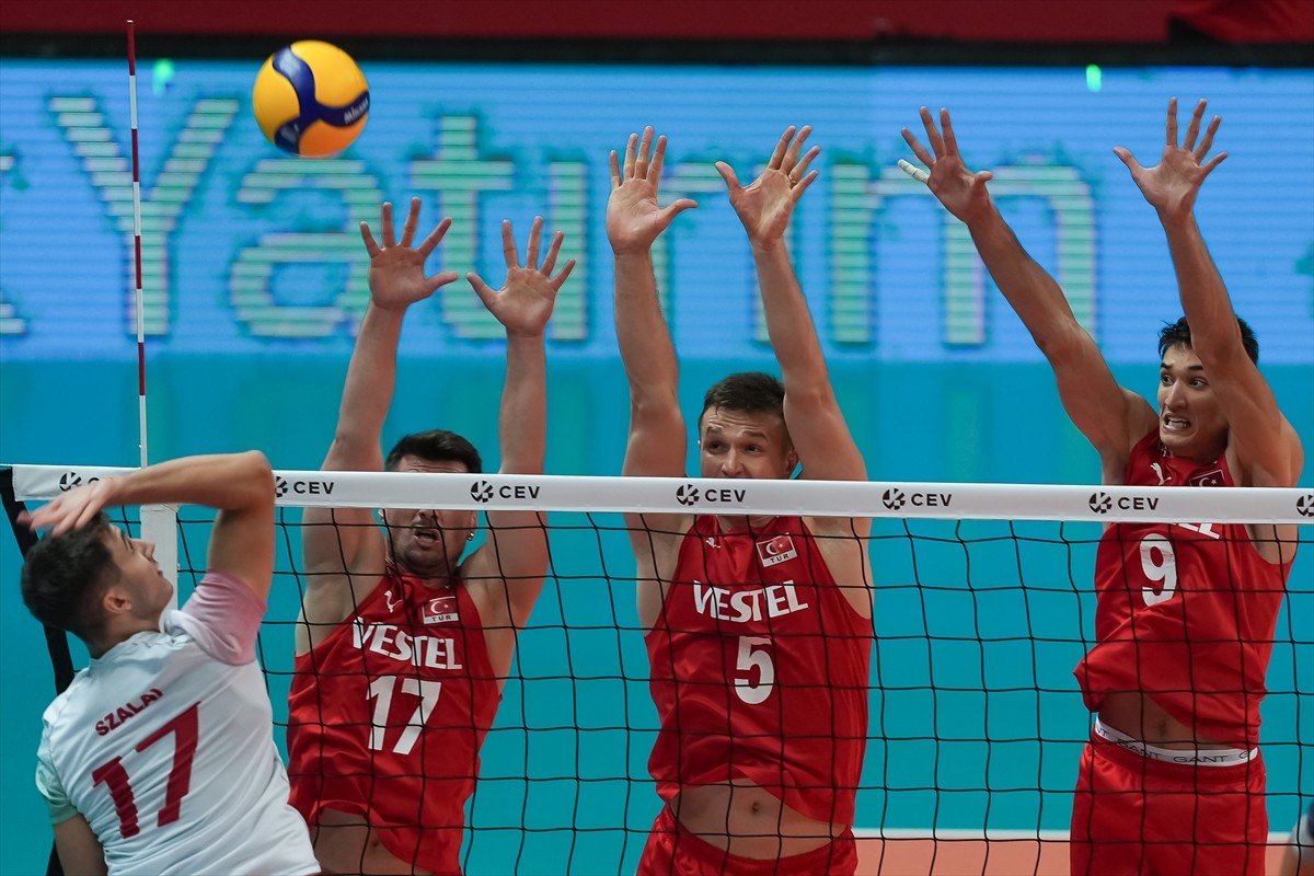 2026 Avrupa Şampiyonası Elemeleri A Grubu'ndaki ikinci maçında A Milli Erkek Voleybol Takımı ile...