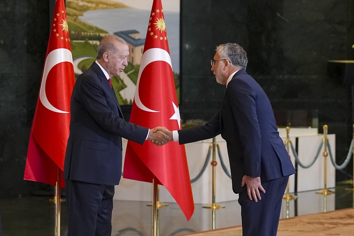 Cumhurbaşkanı Recep Tayyip Erdoğan, Cumhurbaşkanlığı Külliyesi'nde 30 Ağustos Zafer Bayramı...