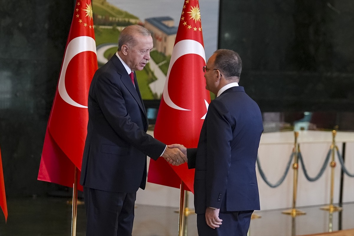 Cumhurbaşkanı Recep Tayyip Erdoğan, Cumhurbaşkanlığı Külliyesi'nde 30 Ağustos Zafer Bayramı...